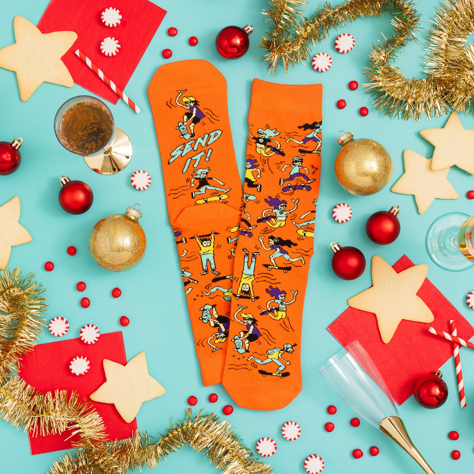 Send it! Skateboard Socks