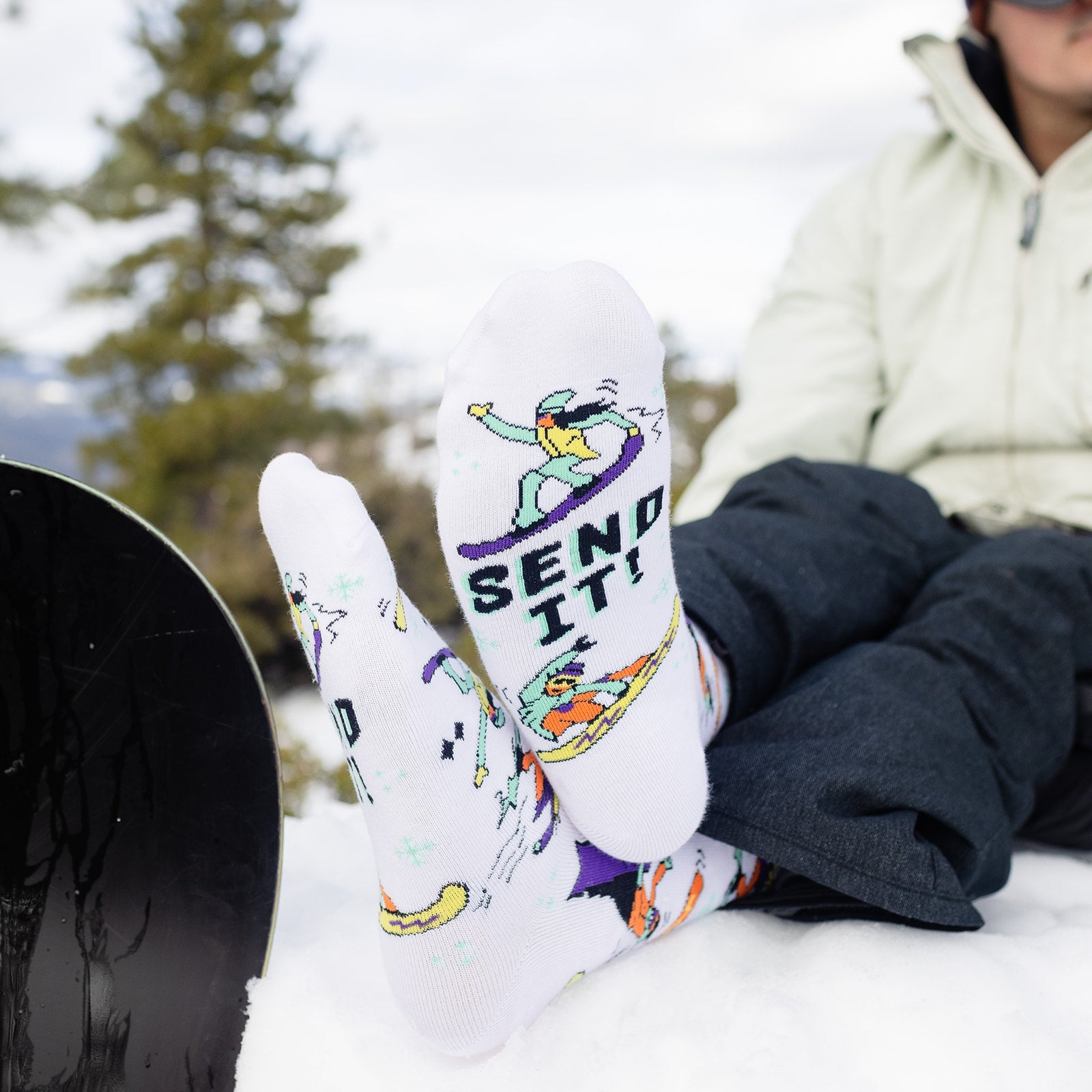 Send it! Snowboard Socks