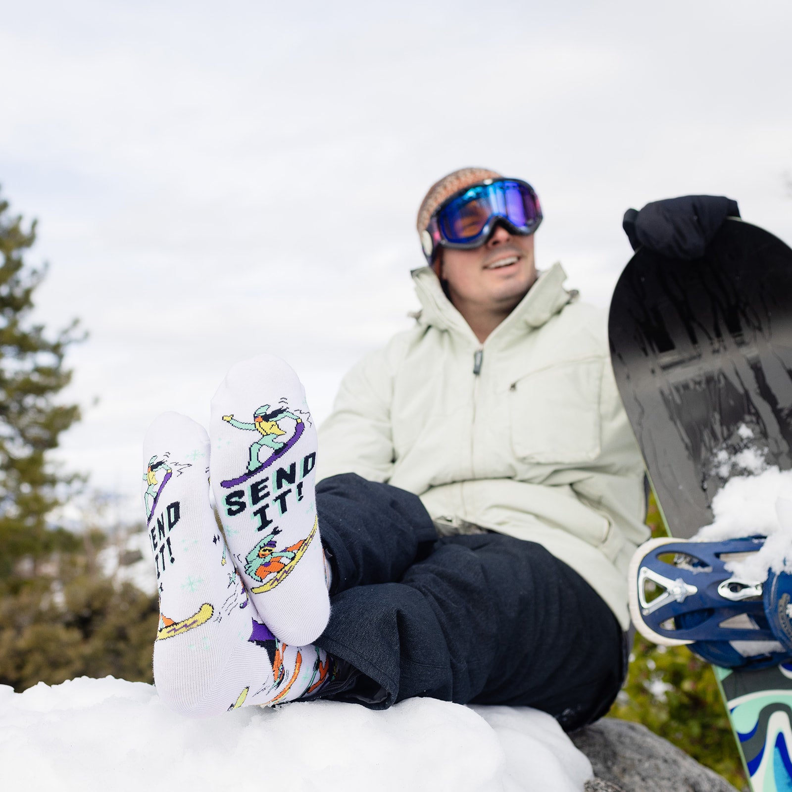Send it! Snowboard Socks