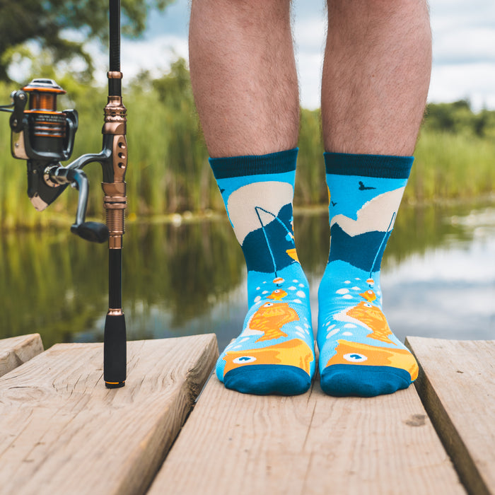 Celebrate National Go Fishing Day with Fun Fishy Socks