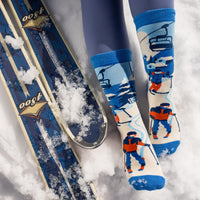Don't Worry Ski Happy Socks