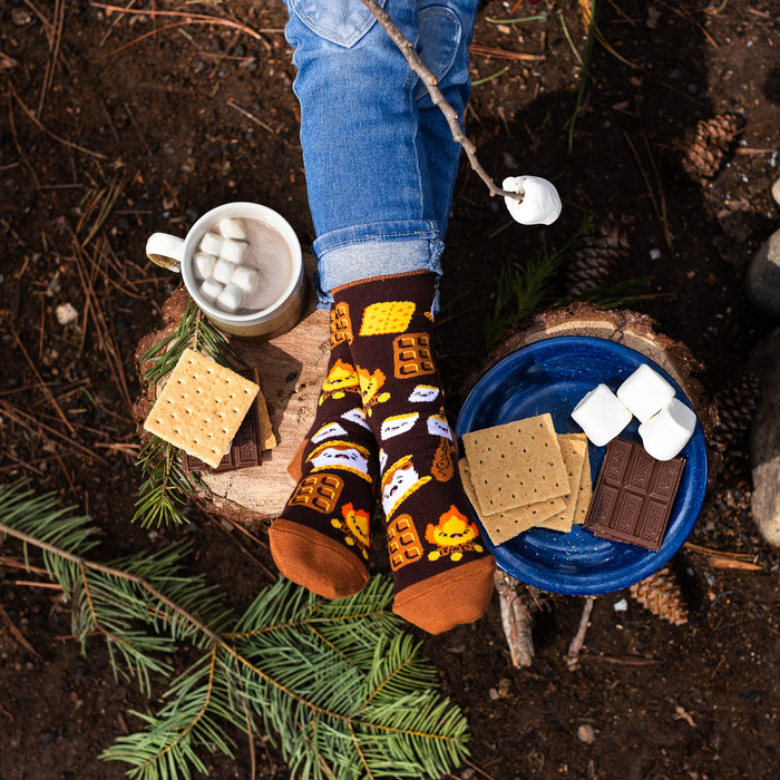 Campers Have S'more Fun (Kids) Socks