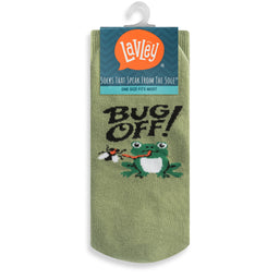 Bug Off! Sarcastic Funny Insect Socks