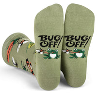 Bug Off! Sarcastic Funny Insect Socks