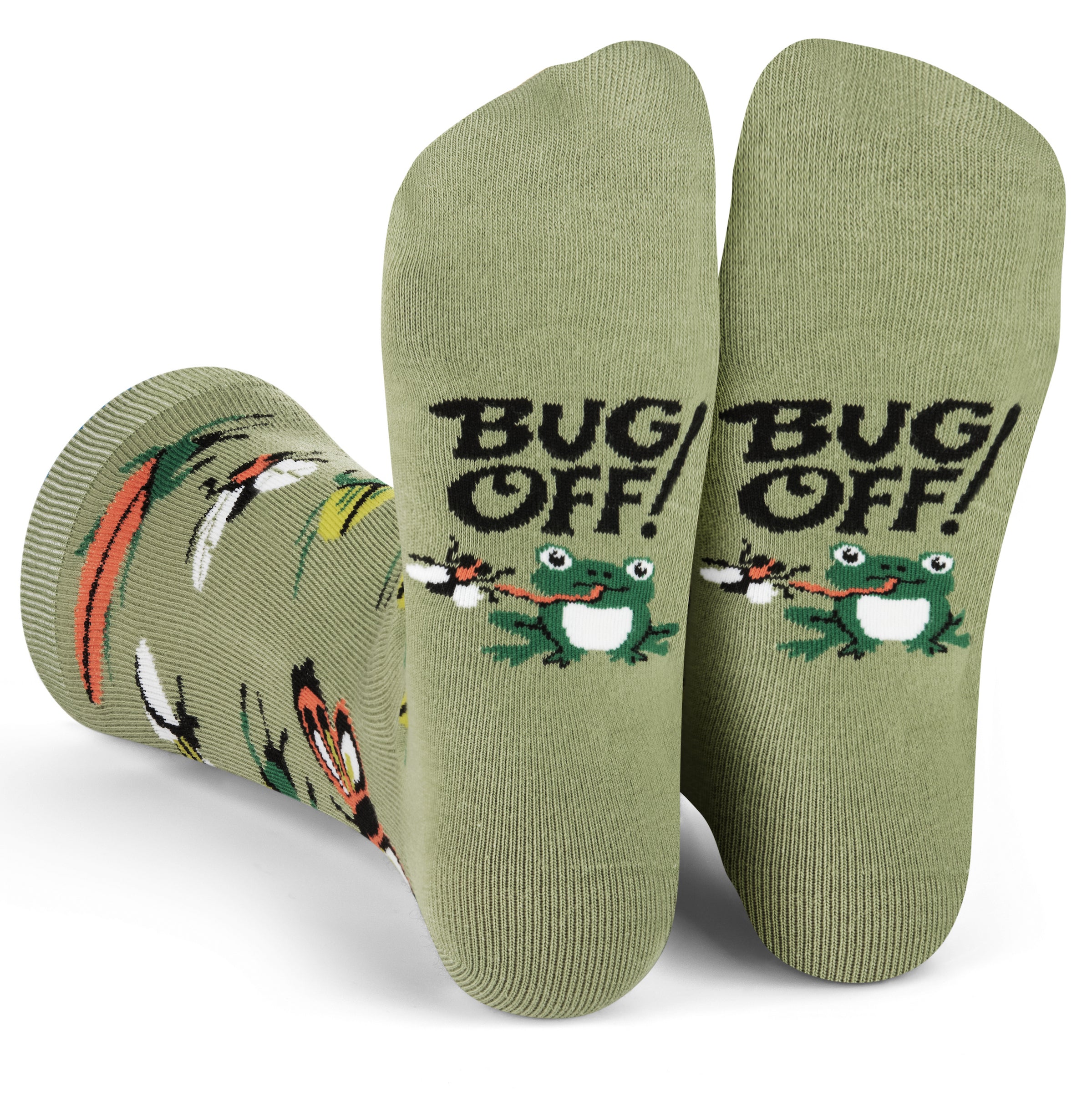 Bug Off! Sarcastic Funny Insect Socks