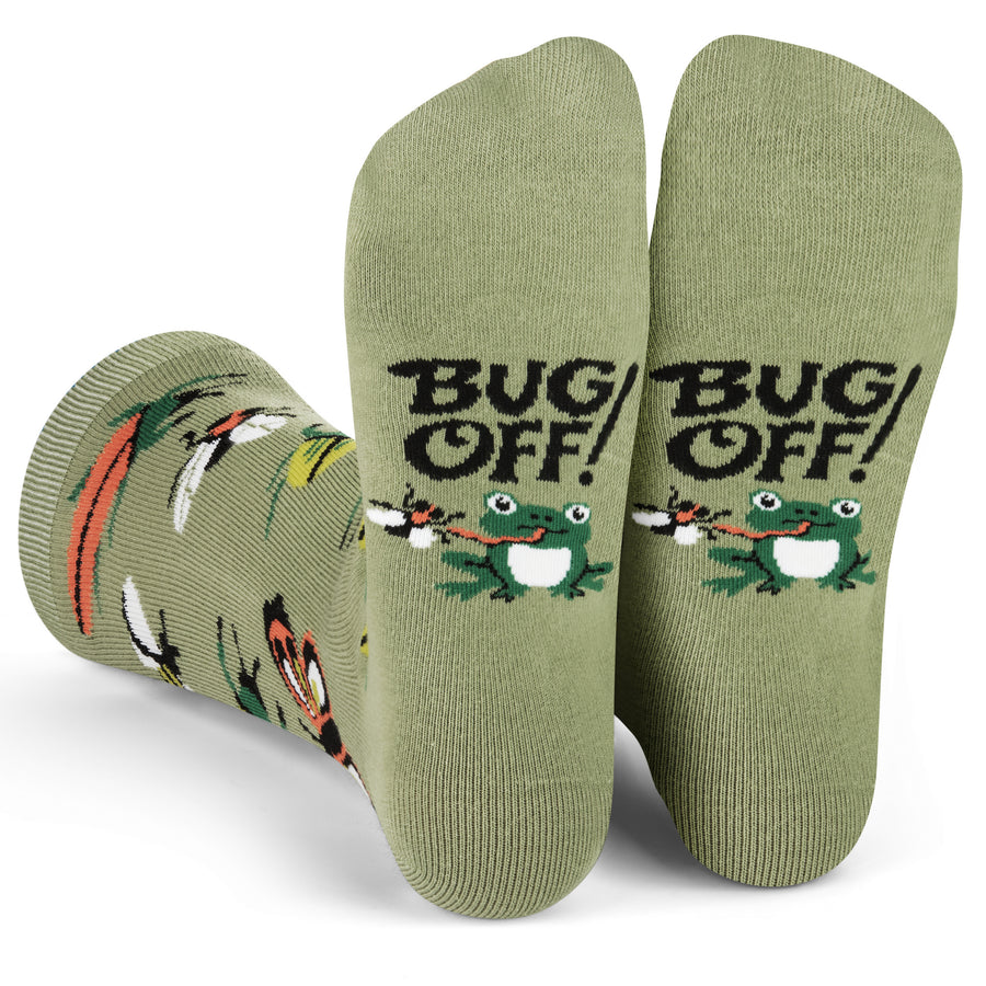 Bug Off! Sarcastic Funny Insect Socks