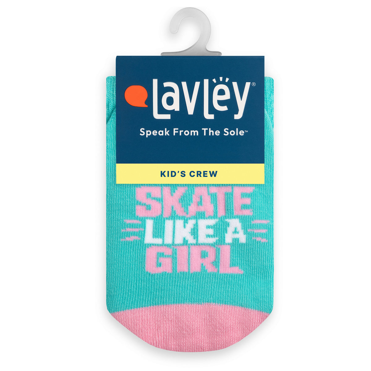 Skate Like a Girl Hockey Crazy Socks for Kids One Size Fits Most