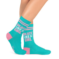 Skate Like a Girl Hockey Crazy Socks for Kids One Size Fits Most