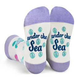 Under the Sea Cute Colorful Ocean Socks for Girls One Size Fits Most