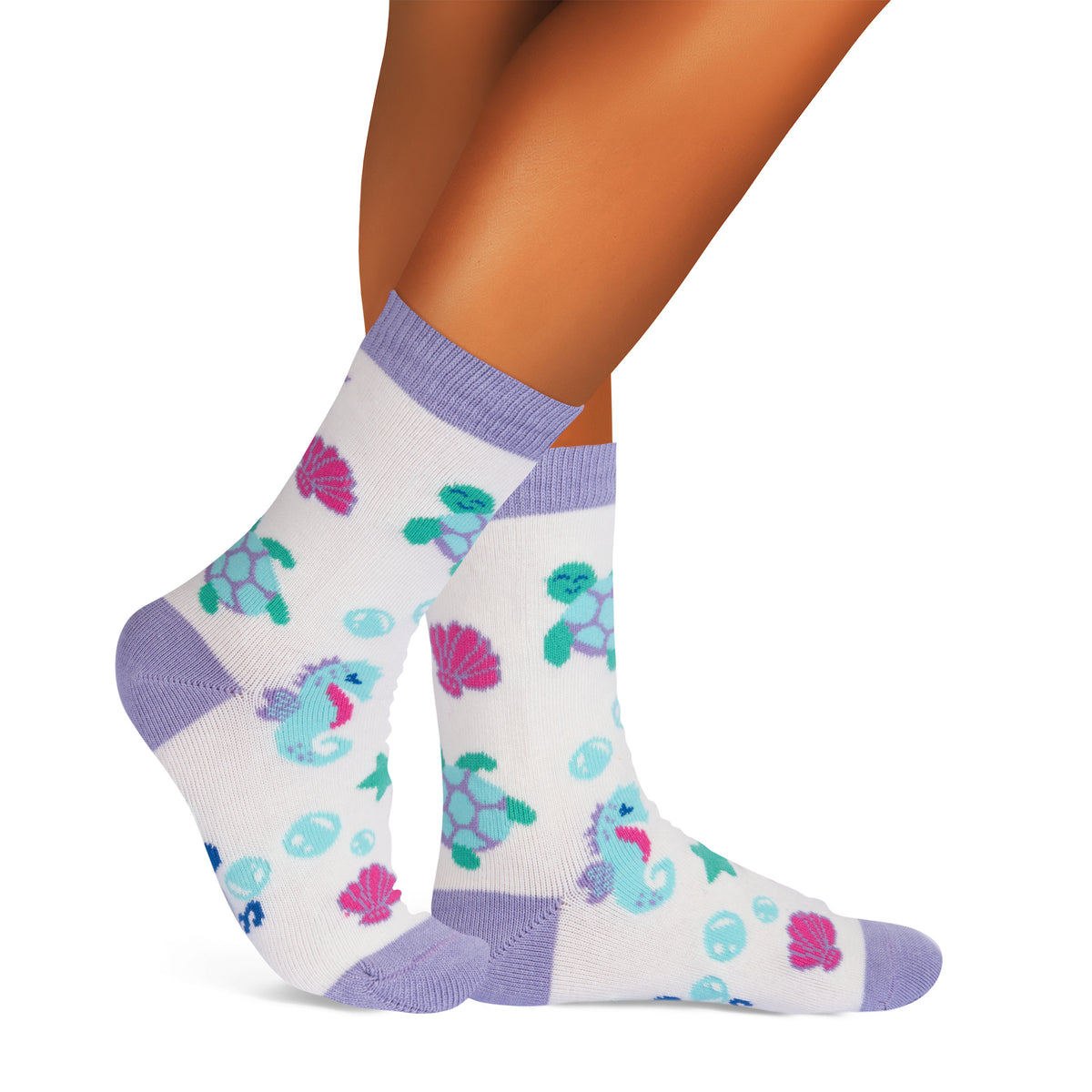 Under the Sea Cute Colorful Ocean Socks for Girls One Size Fits Most
