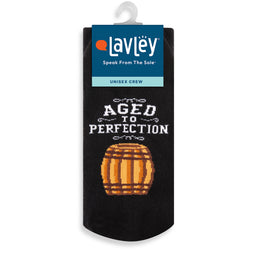 Aged to Perfection Whiskey Socks Birthday Gift for Men