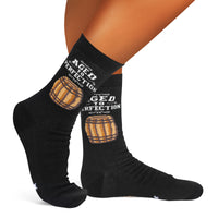 Aged to Perfection Whiskey Socks Birthday Gift for Men