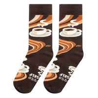 Espresso Yourself Coffee Socks with Funny Saying for Men and Women