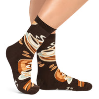 Espresso Yourself Coffee Socks with Funny Saying for Men and Women