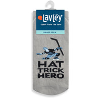 Hat Trick Hero Socks for Hockey Players and Fans for Men and Teens