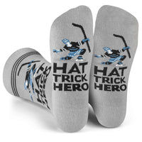 Hat Trick Hero Socks for Hockey Players and Fans for Men and Teens