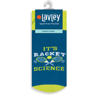 It's Racket Science Funny Tennis Socks Unisex One Size for Men and Women