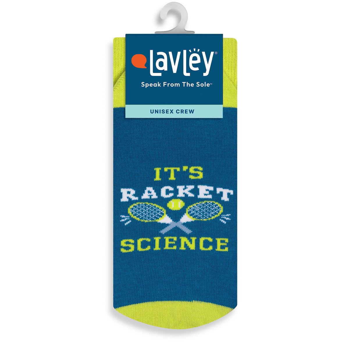 It's Racket Science Funny Tennis Socks Unisex One Size for Men and Women