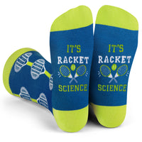 It's Racket Science Funny Tennis Socks Unisex One Size for Men and Women