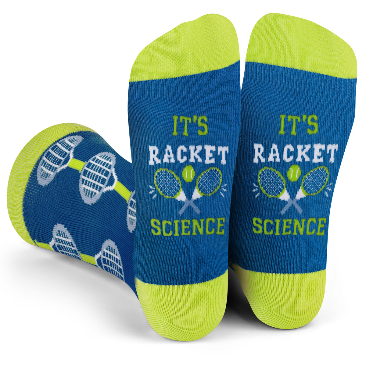 It's Racket Science Funny Tennis Socks Unisex One Size for Men and Women