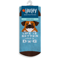 Life is Better With a Dog Socks for Men and Women