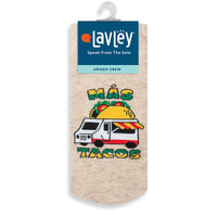 Mas Tacos Socks Crazy Funny Food Accessory for Men and Women
