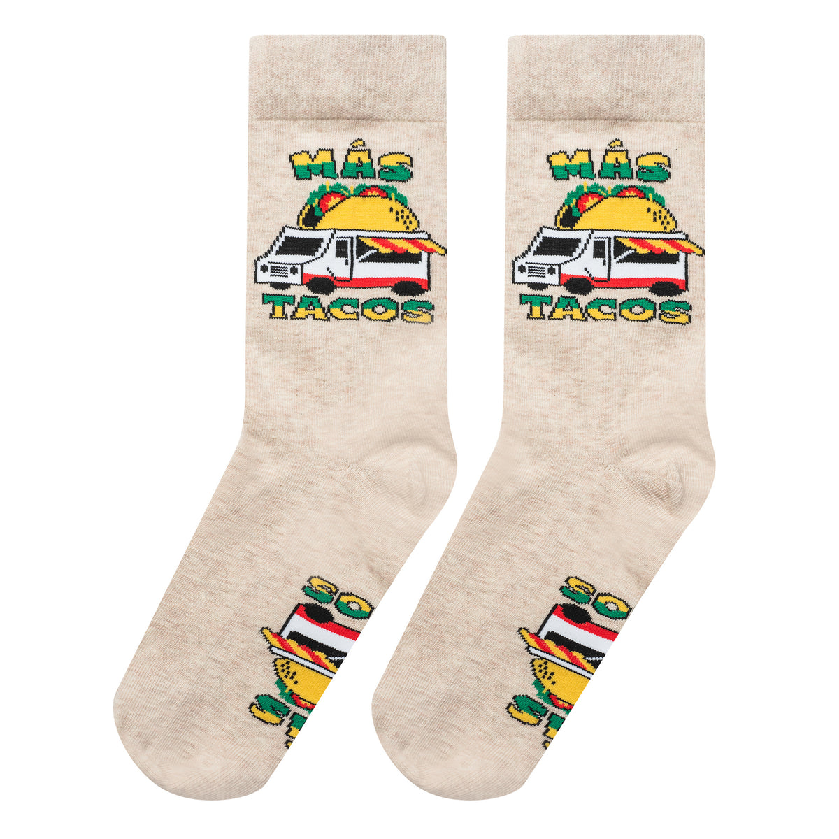 Mas Tacos Socks Crazy Funny Food Accessory for Men and Women
