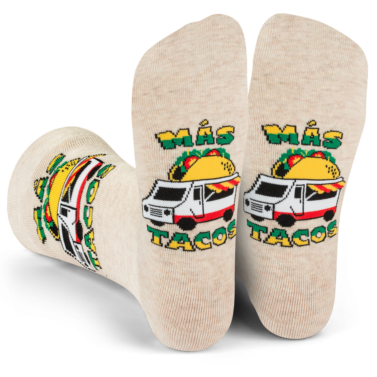 Mas Tacos Socks Crazy Funny Food Accessory for Men and Women