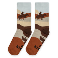 Saddle Up! Cool Western Socks Unisex One Size for Men and Women