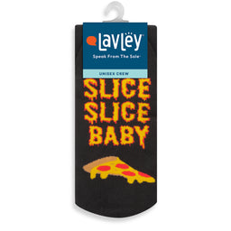 Slice Slice Baby Crazy Pizza Socks for Men and Women