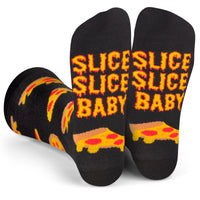 Slice Slice Baby Crazy Pizza Socks for Men and Women