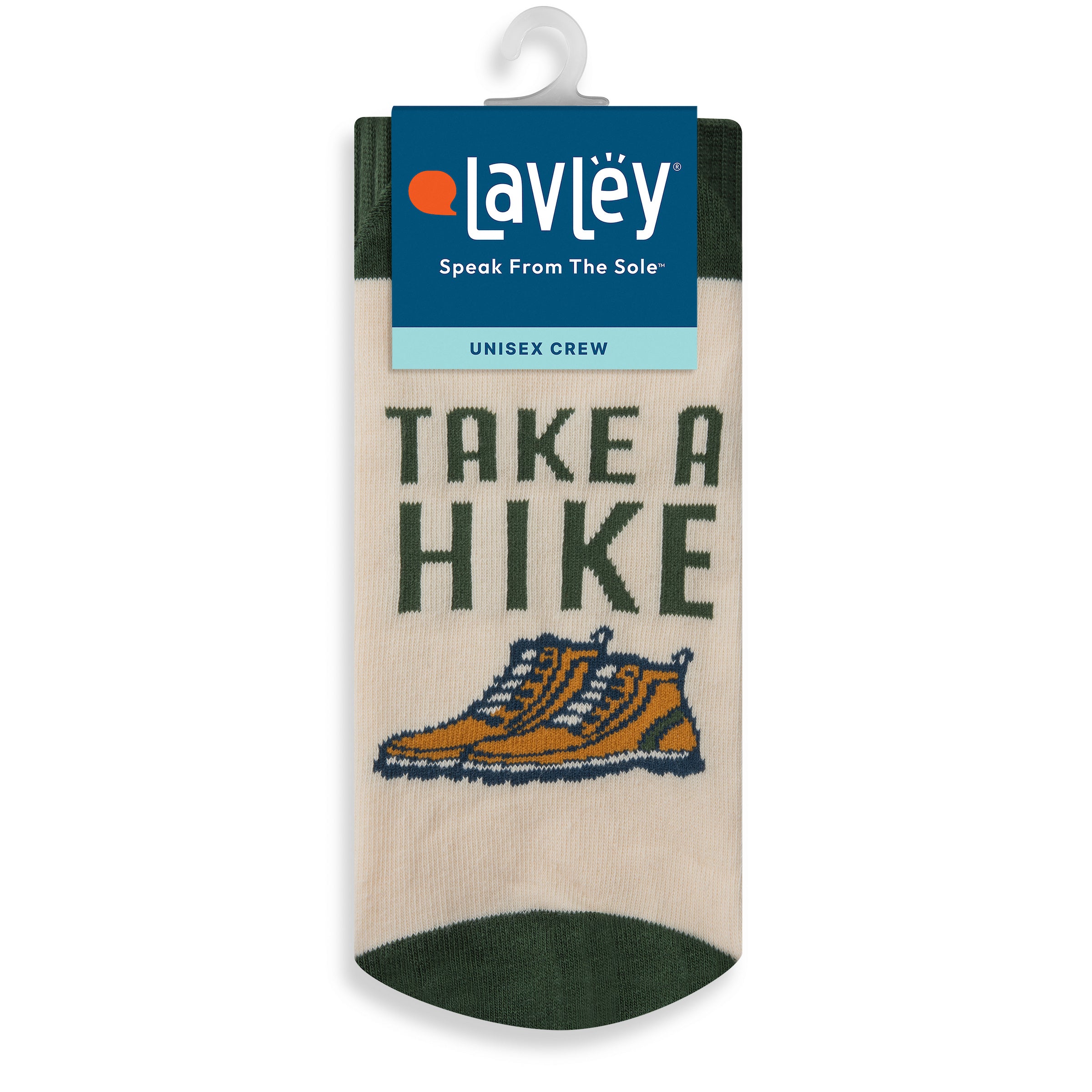 Take a Hike Funny Socks Gift for Hikers fits Men and Women