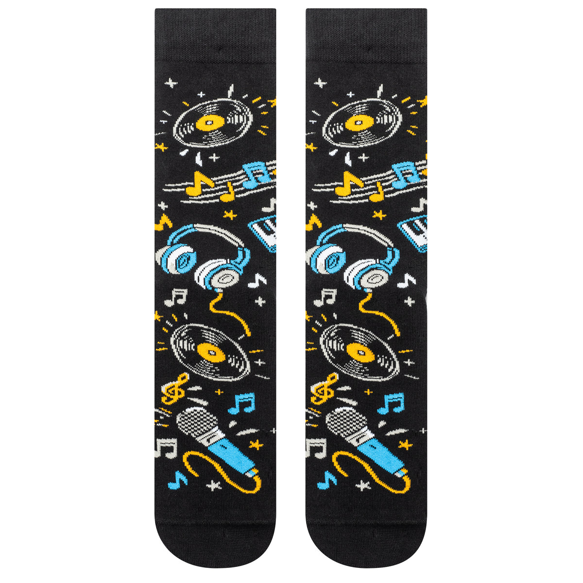 Turn It Up Music Lover Socks for Men and Women Gift for Musicians and Fans