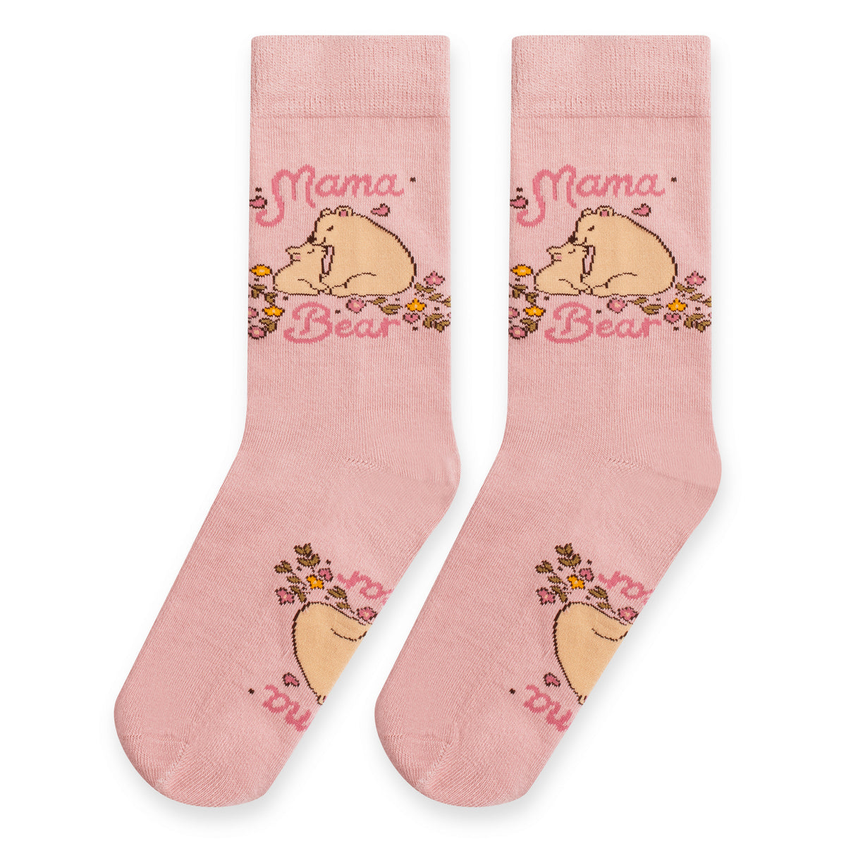 Mama Bear Socks Cute Gift for Mom One Size Fits Most Women