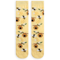 Bee Happy Cute Inspirational Socks for Women