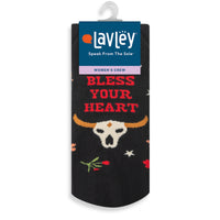 Bless Your Heart Cute Sassy Western Socks for Women
