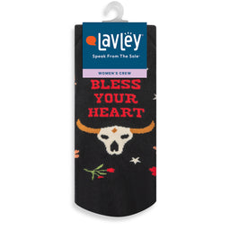 Bless Your Heart Cute Sassy Western Socks for Women