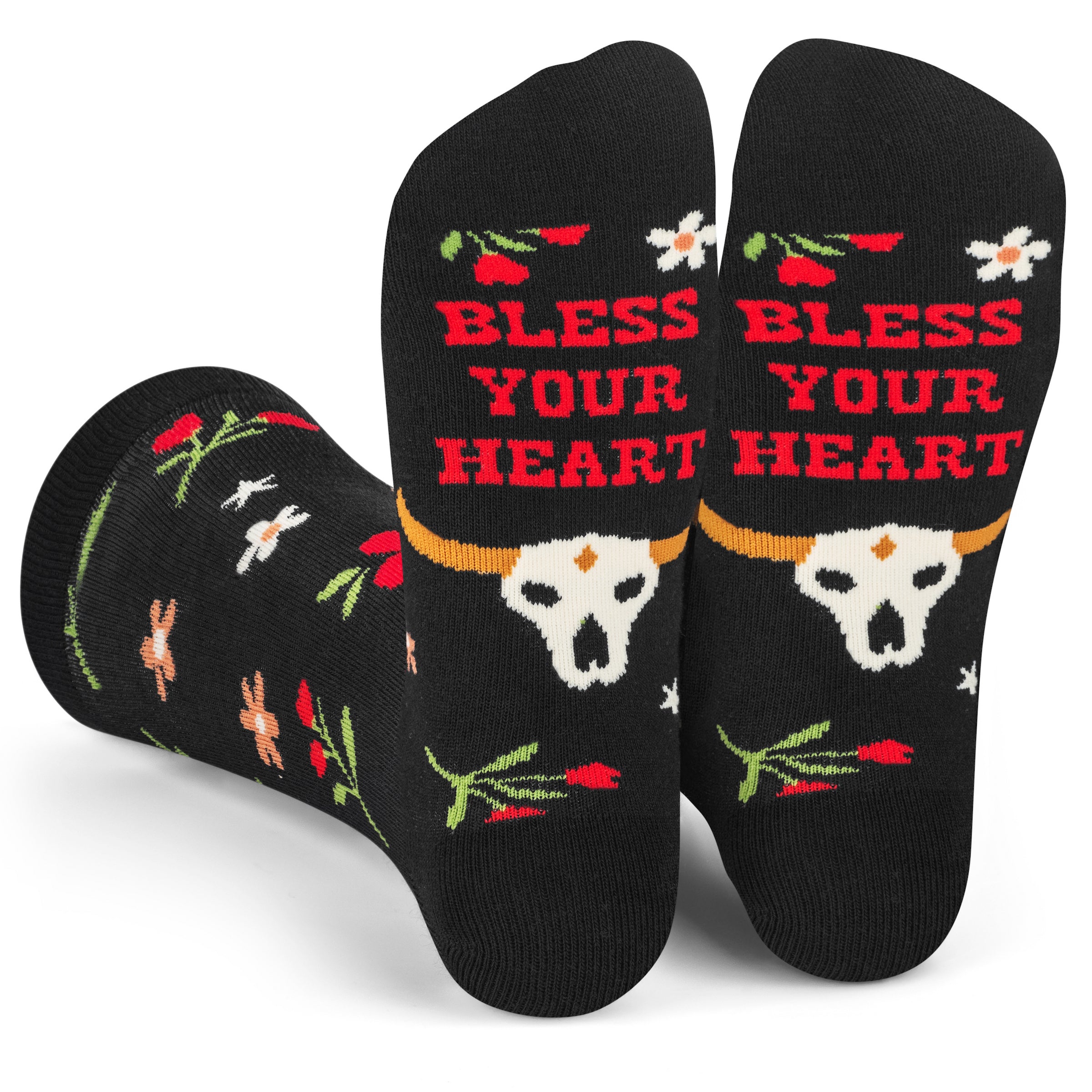 Bless Your Heart Cute Sassy Western Socks for Women