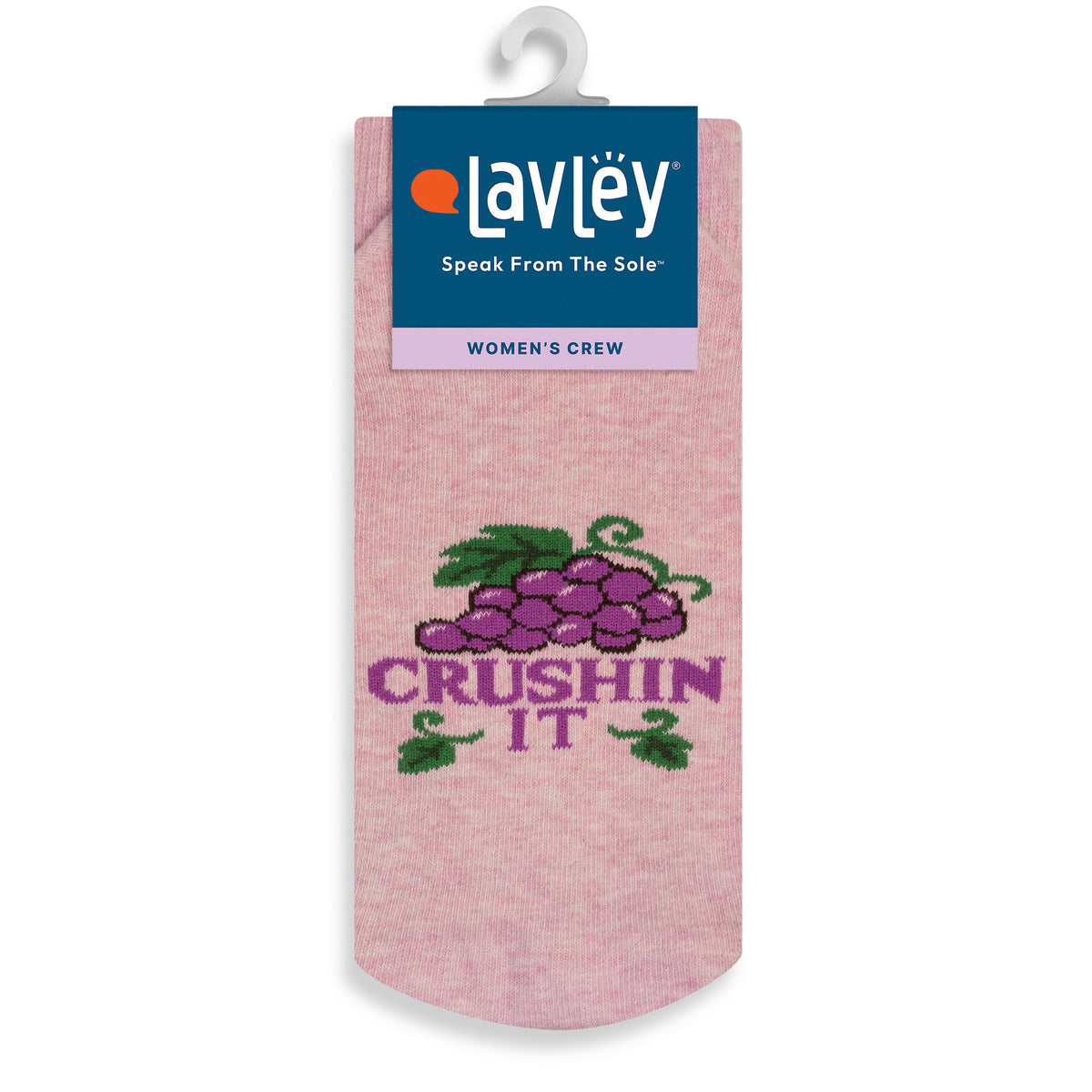 Crushing It Cute Wine Socks Gift for Women One Size Fits Most