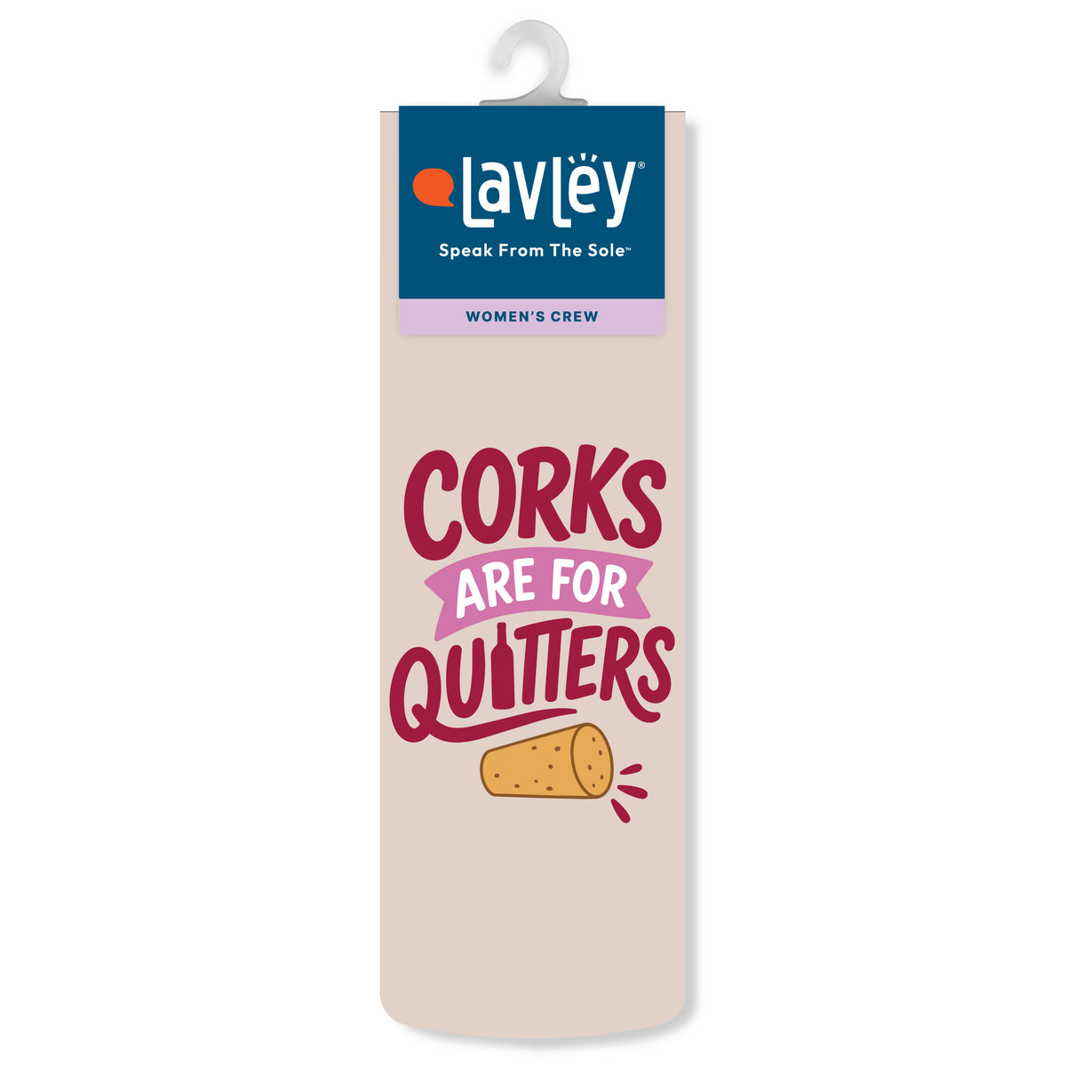 Corks Are For Quitters Funny Wine Socks Gift for Women One Size Fits Most