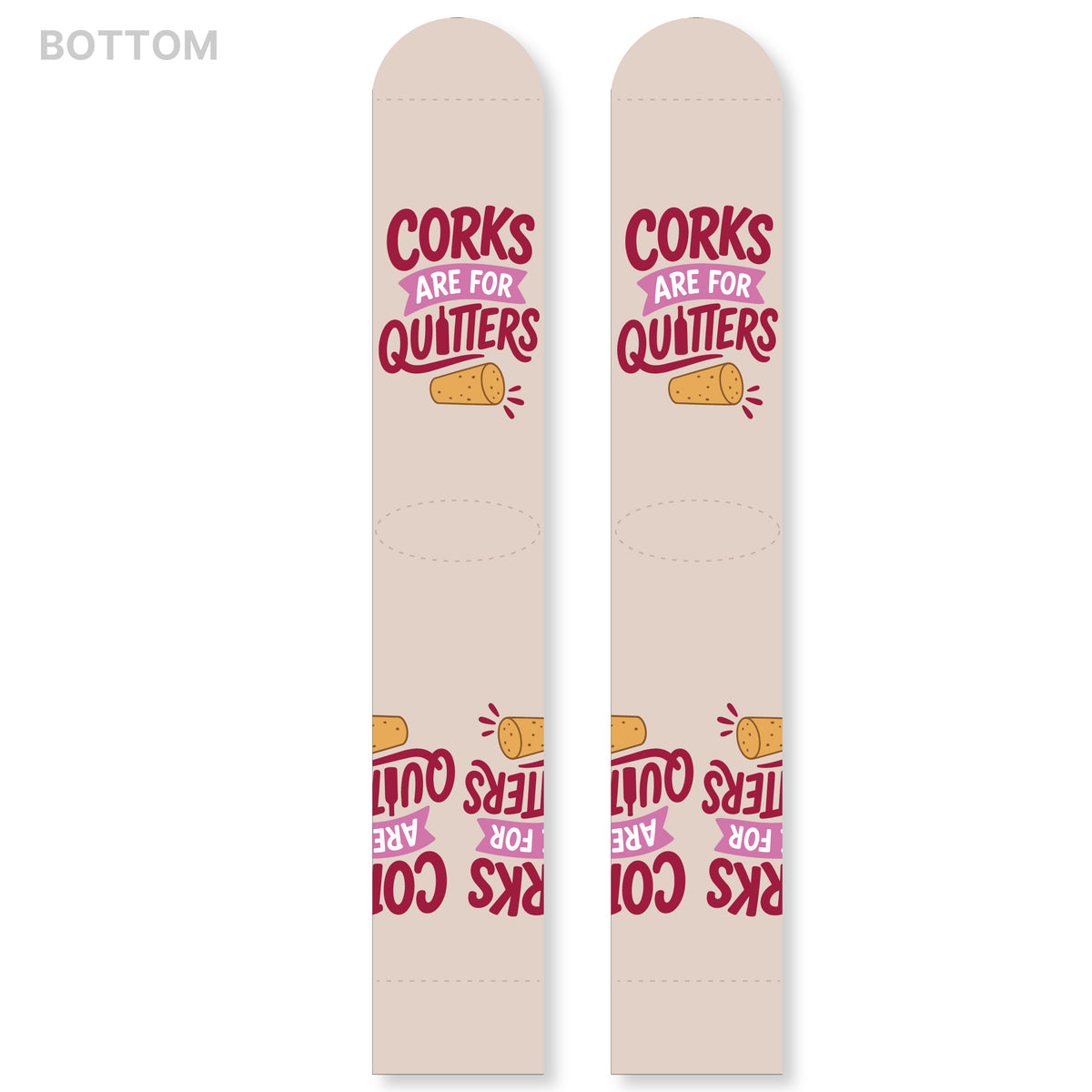 Corks Are For Quitters Funny Wine Socks Gift for Women One Size Fits Most