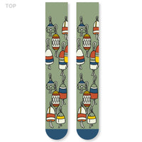 Oh Buoy! Funny Nautical Boat Socks One Size fits Most Men and Women