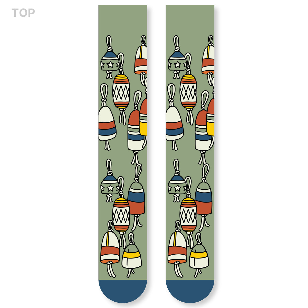 Oh Buoy! Funny Nautical Boat Socks One Size fits Most Men and Women