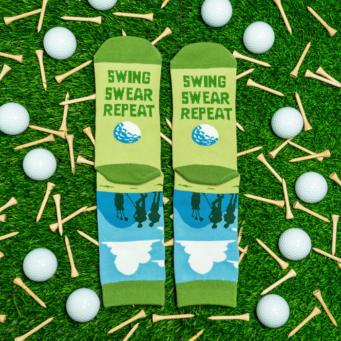 Swing Swear Repeat Socks