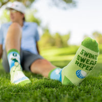 Swing Swear Repeat Socks