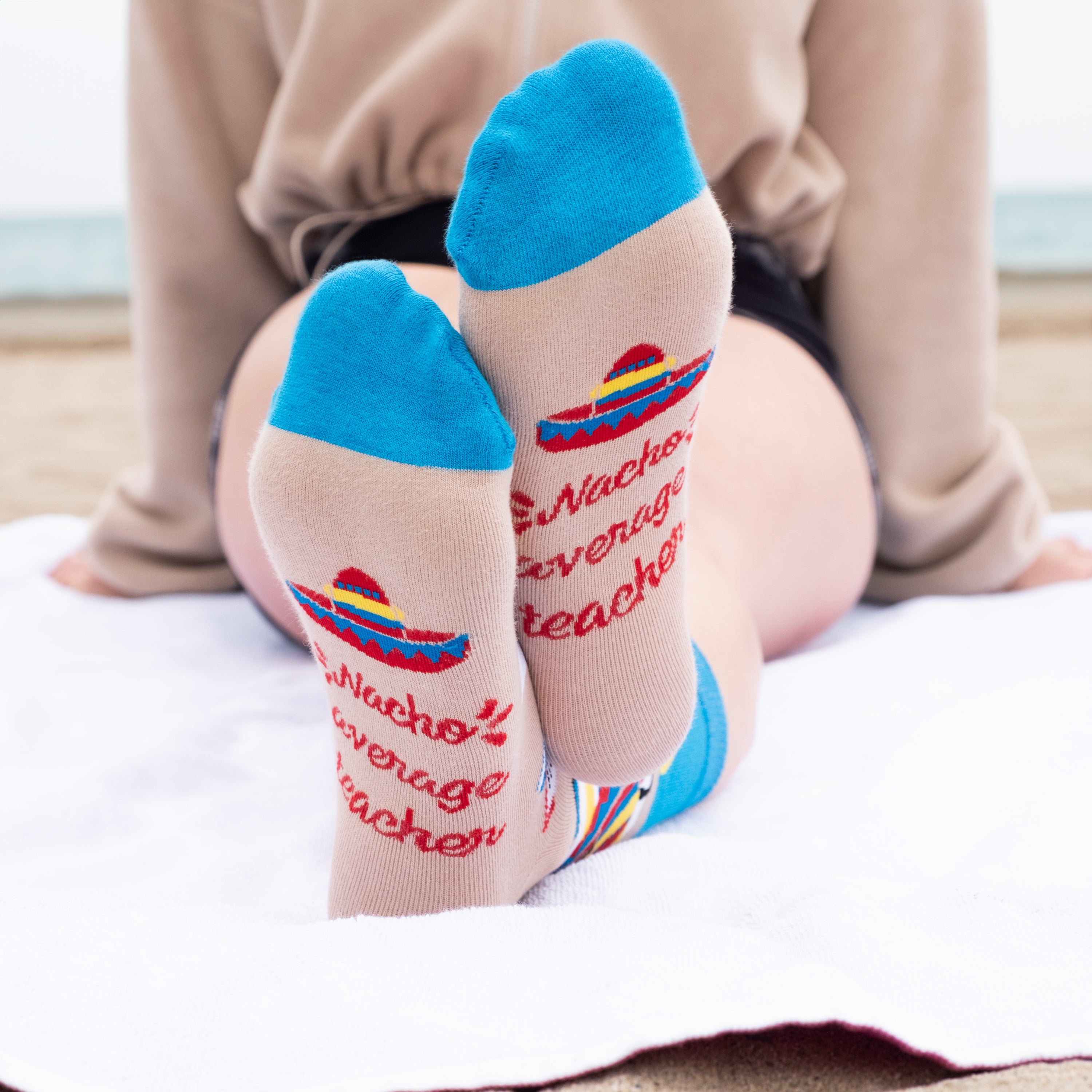 Nacho Average Teacher Socks