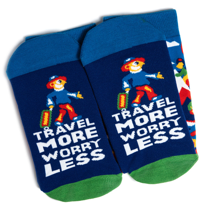 Travel More, Worry Less Socks