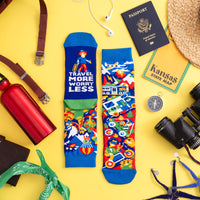 Travel More, Worry Less Socks
