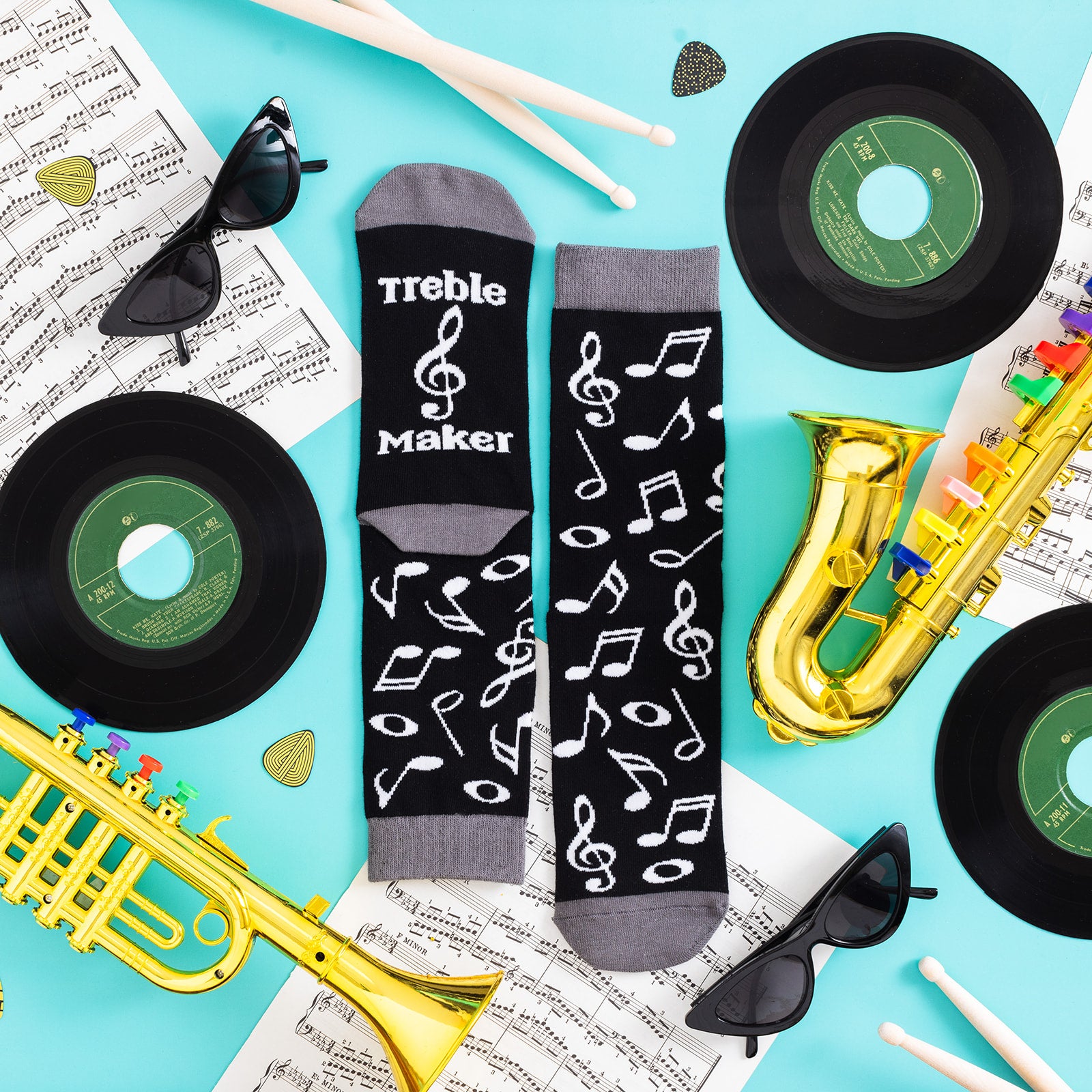Treble Maker Socks