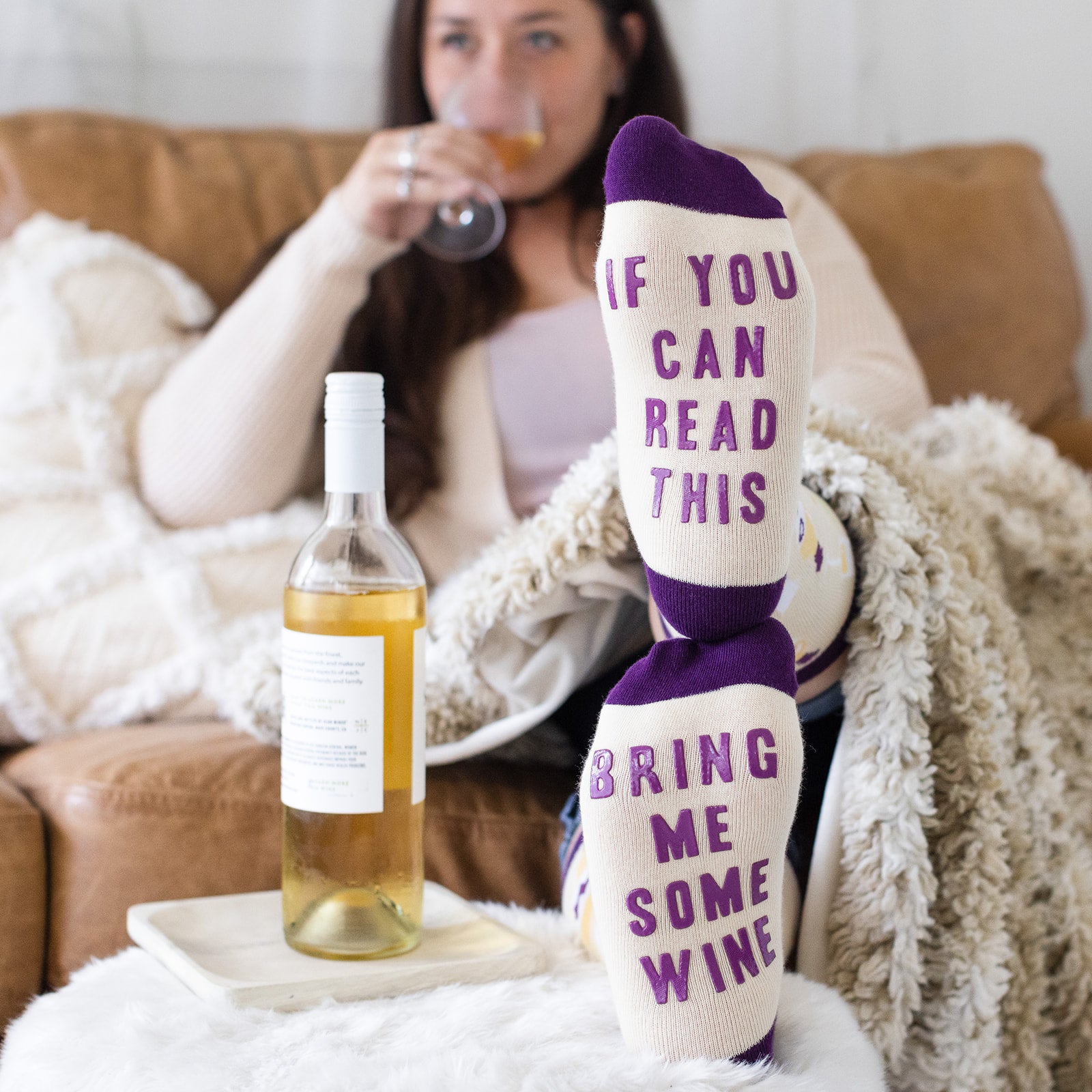 Bring Me White Wine Socks